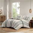 Olliix Woolrich Mesa Full/Queen Comforter Set Cotton in Grey