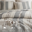 Olliix Woolrich Mesa King/Cal King Comforter Set Cotton in Grey