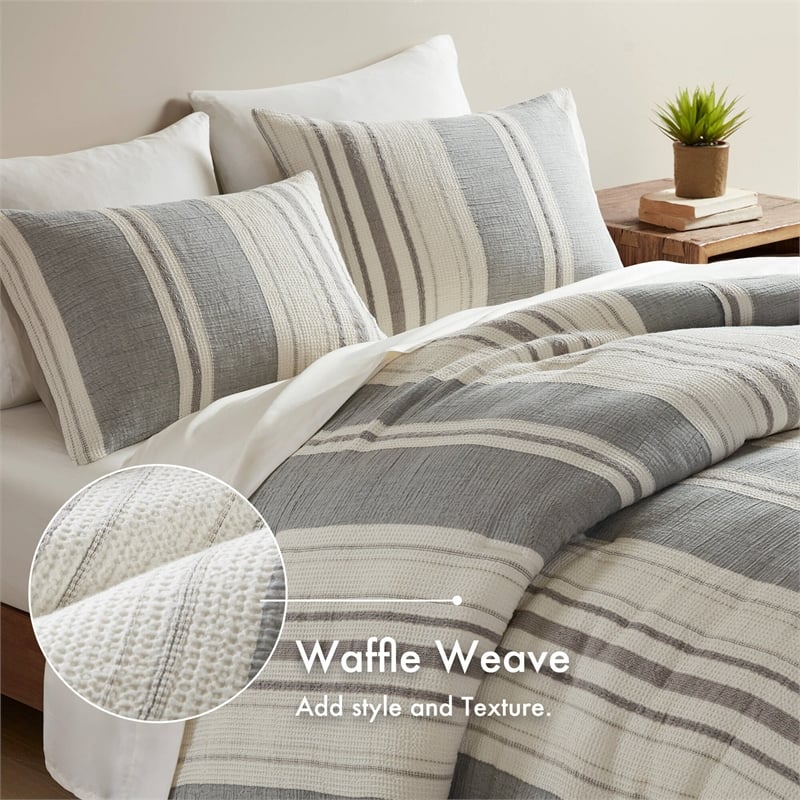 Olliix Woolrich Mesa King/Cal King Comforter Set Cotton in Grey
