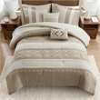 Olliix Woolrich Sutherland Full/Queen Comforter Set Polyester in Taupe