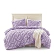 Olliix Intelligent Design Lily Full/Queen Comforter Set Microfiber in Purple