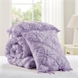Olliix Intelligent Design Lily Full/Queen Comforter Set Microfiber in Purple