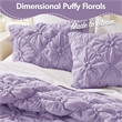 Olliix Intelligent Design Lily Full/Queen Comforter Set Microfiber in Purple