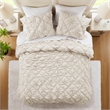 Olliix Intelligent Design Lily Full/Queen Comforter Set Microfiber in Ivory