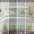 Olliix Madison Park Dawn Cal King Comforter Set Cotton in Sage Green