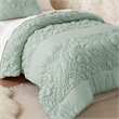 Olliix Madison Park Elise Full/Queen Comforter Set Polyester in Sage