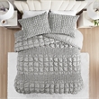 Olliix Madison Park Evelyn Full/Queen Comforter Mini Set Polyester in Grey