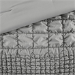 Olliix Madison Park Evelyn Full/Queen Comforter Mini Set Polyester in Grey