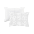 Olliix Madison Park Evelyn Full/Queen Comforter Mini Set Polyester in White