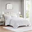 Olliix Madison Park Evelyn King/Cal King Comforter Mini Set Polyester in White