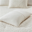 Olliix Madison Park Orly Full/Queen Comforter Mini Set Polyester in Ivory