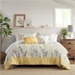 Olliix Madison Park Prairie Full/Queen Comforter Set Polyester in Yellow