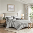Olliix Madison Park Rhodes Full/Queen Comforter Set Cotton in Grey/Multi