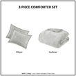 Olliix Intelligent Design Mira Full/Queen Comforter Mini Set Polyester in Silver