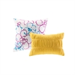Olliix Intelligent Design Olivia Twin/Twin XL Comforter Set Polyester in Blue