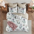 Olliix Madison Park Zennia King/Cal King Comforter Set Polyester in Taupe/Blush