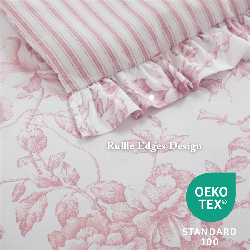 Olliix Madison Park Essentials Adele Twin/Twin XL Comforter Set in Pink