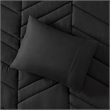 Olliix Intelligent Design Remy Twin/Twin XL Comforter Mini Set in Black