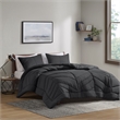 Olliix Intelligent Design Remy Twin/Twin XL Comforter Mini Set in Black
