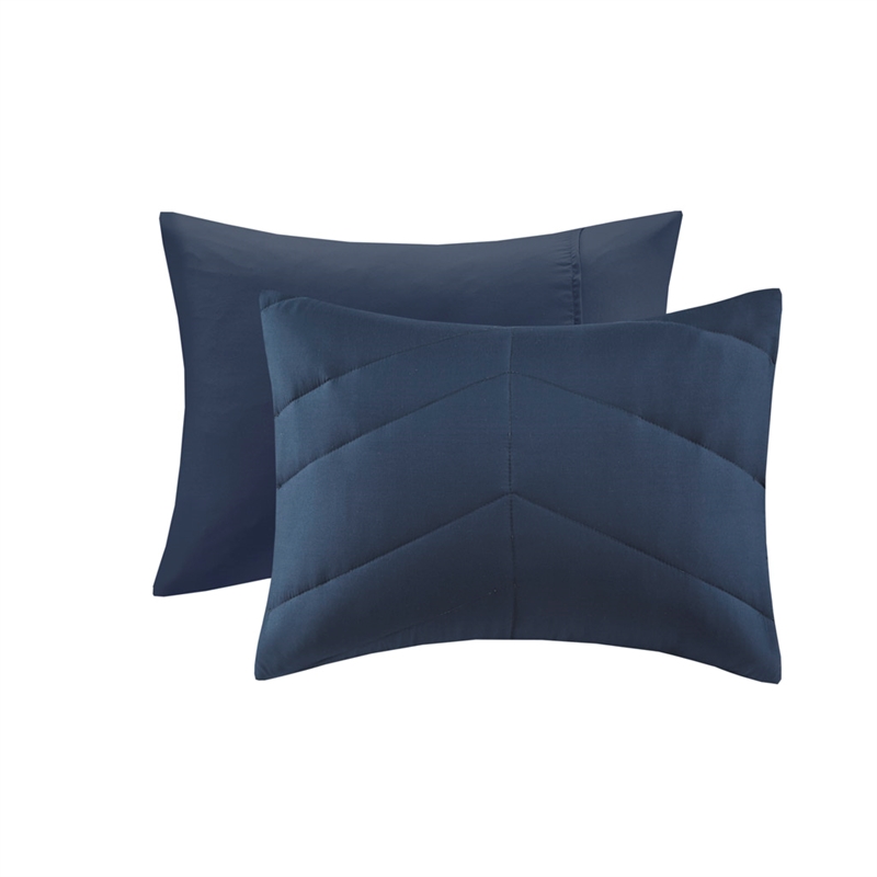 Olliix Intelligent Design Remy Twin/Twin XL Comforter Mini Set Polyester in Navy