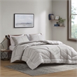Olliix Intelligent Design Remy Twin/Twin XL Comforter Mini Set Polyester in Gray