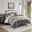 Olliix Madison Park Amelia Full/Queen Comforter Set Polyester in Grey
