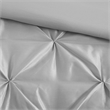 Olliix Madison Park Laurel Cal King Comforter Set Polyester in Grey