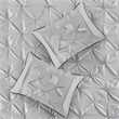 Olliix Madison Park Laurel Cal King Comforter Set Polyester in Grey