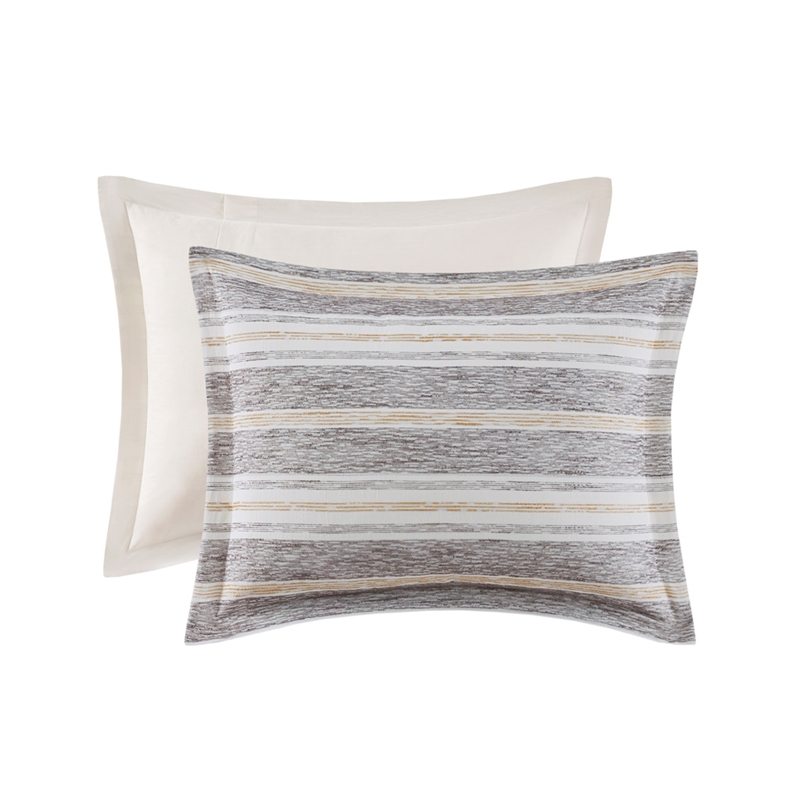Olliix Madison Park Signature Oasis Full/Queen Comforter Set Cotton in Charcoal