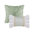 Olliix Madison Park Caralie King/Cal King Comforter Set Polyester in Green