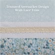 Olliix Madison Park Caralie King/Cal King Comforter Set Polyester in Aqua