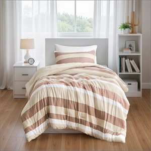 Olliix Regency Heights Blais Twin/Twin XL Comforter Mini Set in Terracotta