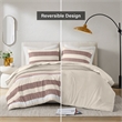 Olliix Regency Heights Blais Full/Queen Comforter Mini Set in Terracotta