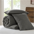 Olliix Woolrich Lyon Full/Queen Comforter Mini Set Cotton in Charcoal