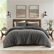 Olliix Woolrich Lyon King/Cal King Comforter Mini Set Cotton in Charcoal