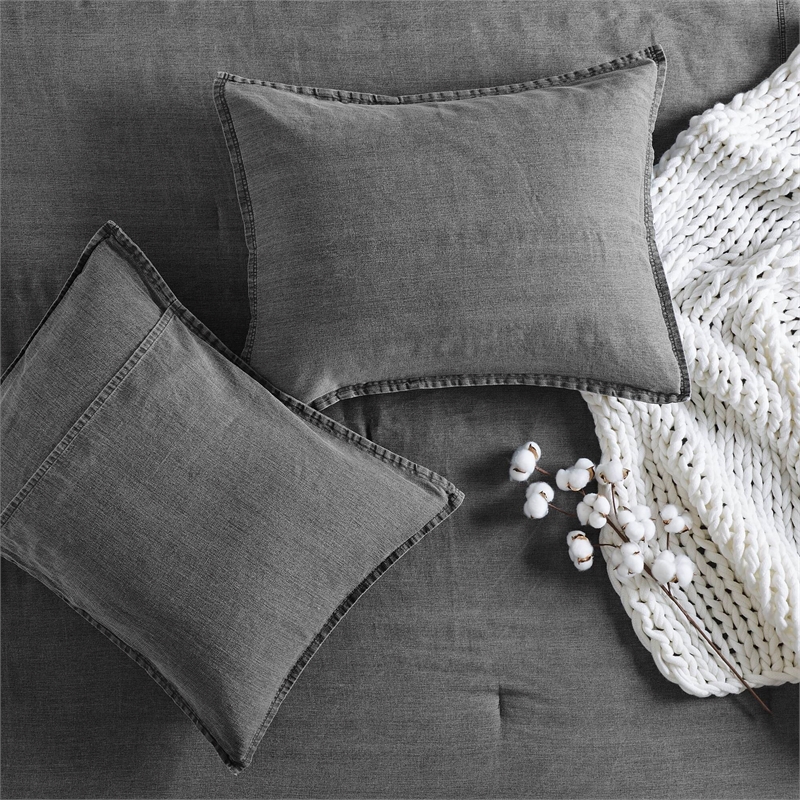 Olliix Woolrich Mckenzie Twin/Twin XL Comforter Mini Set Cotton in Grey