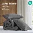Olliix Woolrich Mckenzie King/Cal King Comforter Mini Set Cotton in Grey