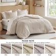 Olliix Super Listing Logan Queen Comforter Set Polyester in Neutral