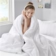 Olliix Super Listing Logan Twin/Twin XL Comforter Set Polyester in White