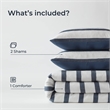 Olliix Super Listing Merritt King/Cal King Comforter Set Polyester in Blue