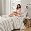 Olliix Super Listing Merritt Twin/Twin XL Comforter Set Polyester in Taupe