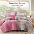 Olliix Intelligent Design Nellie Twin/Twin XL Quilt Set Memory Foam in Pink