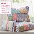 Olliix Intelligent Design Nellie Twin/Twin XL Quilt Set Memory Foam in Pink