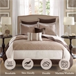 Olliix Madison Park Attingham King/Cal King Quilt Set Cotton in Beige