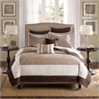 Olliix Madison Park Attingham King/Cal King Quilt Set Cotton in Beige