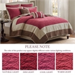 Olliix Madison Park Attingham Full/Queen Quilt Set Cotton in Red