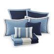 Olliix Madison Park Attingham Full/Queen Quilt Set Cotton in Navy