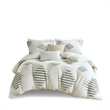 Olliix INK+IVY Tahli Full/Queen Duvet Mini Set Cotton in Green/Ivory