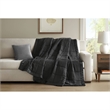 Olliix Madison Park Windom Full/Queen Blanket Polyester in Black