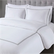 Olliix Madison Park 500 Thread Count King/Cal King Duvet Cover Set in White/Grey